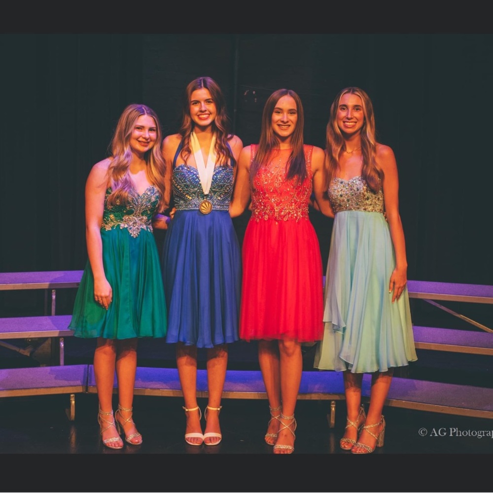 Blue Pageant Dress - Picture 4 of 4